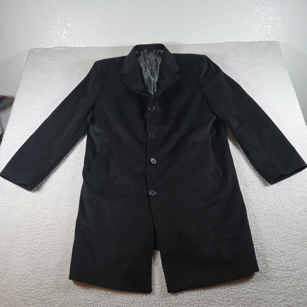 Barneys New‎ York Lanificio Fedora Grahm Coat 100% Cashmere Over Coat Size 46R